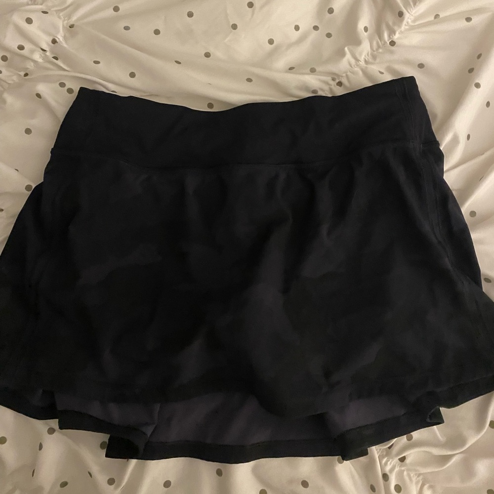 Camp black lululemon skirt